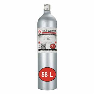 HONEYWELL 600-0056-000 Calibration Gas, Chlorine/Nitrogen, 58L Capacity, 500 psi Max. Pressure | CH9UGE 498Z59