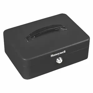 HONEYWELL 6112 Cash Depository Safe, Black, 2.6 lbs., 0.14 cu. ft. Capacity, Not Specified | CH9UQM 52HN06