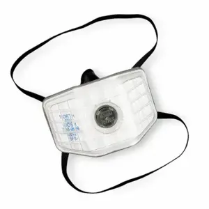 HONEYWELL 7190N99 Respirator And Filter, Molded, M Mask Size, Dual, Adj, White/Clear | CP6CKQ 4RM12