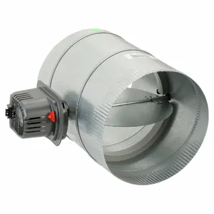 HONEYWELL ARD9TZ Zone Control Damper, For 9 Inch Dia, 4 7/8 Inch Length, 4 5/8 Inch Height, 9 Inch Width | CR4CGA 48KT59