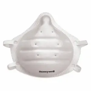 HONEYWELL DC301N95B Disposable Respirator With Nose Clip, Dual, Non-Adj, Metal Nose Clip, White, N95, 200 PK | CR4DAD 60KN90