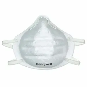 HONEYWELL DC301N95BX Disposable Respirators, Dual, Non-Adj, Metal Nose Clip, Universal Mask Size, 20 PK | CR4CDY 60PY15