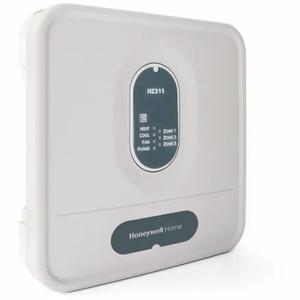 HONEYWELL HZ311 Zonenpanel, 8 1/8 Zoll Höhe, 8 Zoll Breite, 3 Zonen, Grau, 1 Kühlen/1 Heizen, 24 VAC | CR4DAX 2GYD8