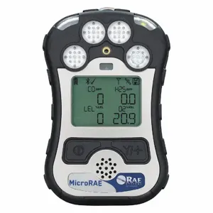 HONEYWELL M031-4111-200 Multi-Gas Detector, Carbon Monoxide/Hydrogen Sulfide/Oxygen, Black | CJ2WMH 498Z97