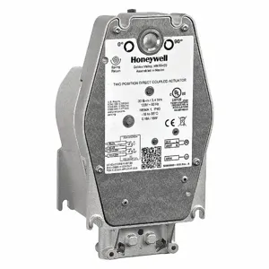 HONEYWELL MS8109F1010 Electric Actuator, Direct Mount, Spring Return, On/Off, 80 Inch lbs. Torque, 24V AC | CJ2BLE 278Y30