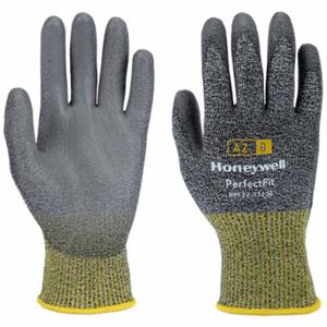 HONEYWELL NPF22-7113G-9/L Cut-Resistant Gloves, L, Ansi Cut Level A2, 3/4, Dipped, Pu, Dyneema, 1 Pr | CR4CMB 797G09