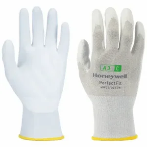 HONEYWELL NPF23-0113W-7/S Cut-Resistant Gloves, S, Ansi Cut Level A3, 3/4, Dipped, Pu, Rough, White, 1 Pr | CR4CNW 797G22