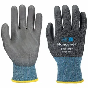 HONEYWELL NPF25-9113G-11/XXL Cut-Resistant Gloves, 2Xl, Ansi Cut Level A5, 3/4, Dipped, Pu, Rough, 1 Pr | CR4CLY 797G36