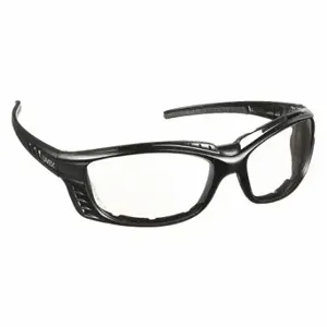 HONEYWELL S2604XP Safety Glasses, Wraparound Frame, Full-Frame, Sct-Reflect 50, Black, Black, Unisex | CR4DHZ 19UA85