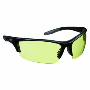 HONEYWELL S2822XP Safety Glasses, Wraparound Frame, Half-Frame, Black, Black, M Eyewear Size, Unisex | CR4DJF 38TJ67