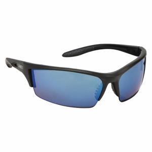HONEYWELL S2823 Schutzbrille, umlaufender Rahmen, Halbrahmen, blauer Spiegel, schwarz, schwarz, Unisex | CR4DJY 38TJ68