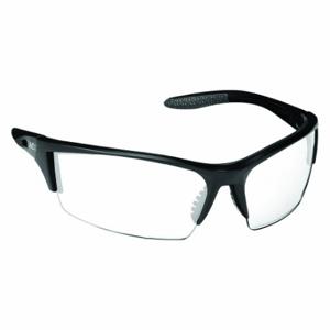 HONEYWELL S2824 Safety Glasses, Wraparound Frame, Half-Frame, Sct-Reflect 50, Black, Black, Unisex | CR4DLH 38TJ69