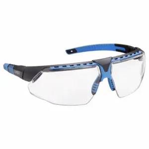 HONEYWELL S2870 Safety Glasses, Anti-Fog /Anti-Scratch, Brow Foam Lining, Wraparound Frame, Blue, U6 | CR4DEN 401Y45