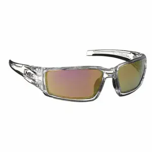 HONEYWELL S2974 Safety Glasses, Polarized, Wraparound Frame, Full-Frame, Red Mirror, Clear | CR4DGX 38TJ60