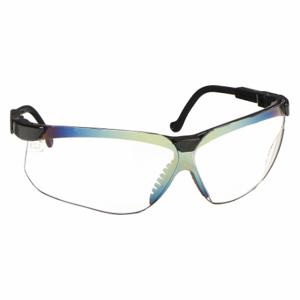 HONEYWELL S3204 Safety Glasses, Anti-Scratch, Brow Foam Lining, Wraparound Frame, Half-Frame, Black | CR4DFZ 6XF78