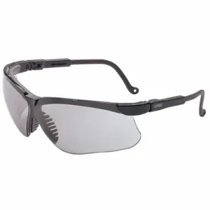 HONEYWELL S3213HS Safety Glasses, Wraparound Frame, Half-Frame, Gray, Black, Black, M Eyewear Size | CR4DKP 55TA45