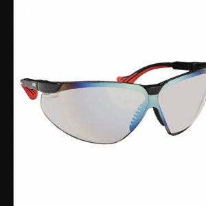 HONEYWELL S3302 Safety Glasses, Wraparound Frame, Half-Frame, Sct-Reflect 50, Black, Black, Unisex | CR4DLJ 3NRW5