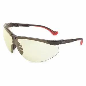 HONEYWELL S3304HS Safety Glasses, Wraparound Frame, Half-Frame, Sct-Low Ir, Black, Black, Unisex | CR4DLE 55TA62