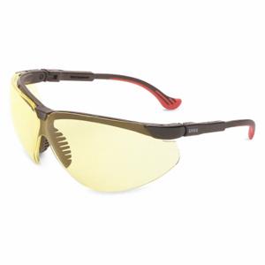 HONEYWELL S3309HS Safety Glasses, Wraparound Frame, Half-Frame, Black, Black, M Eyewear Size, Unisex | CR4DJP 55TA66