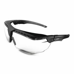 HONEYWELL S3850 Safety Glasses, Half-Frame, Clear, Black, M Eyewear Size, Unisex | CR4DME 493X60