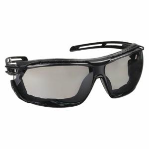 HONEYWELL S4043 Schutzbrille, umlaufender Rahmen, rahmenlos, grauer Spiegel, schwarz, schwarz, Unisex | CR4DHC 38TJ75