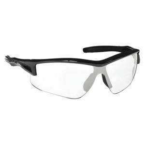 HONEYWELL S4163 Safety Glasses, Wraparound Frame, Half-Frame, Reflect 50, Black, Black, Unisex, S4163 | CR4DKY 49ZY73