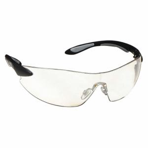 HONEYWELL S4402 Safety Glasses, Wraparound Frame, Frameless, Reflect 50, Black/Gray, Black/Gray | CR4DHR 2CVD5