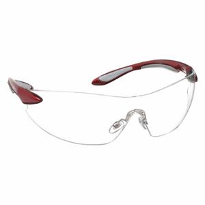 HONEYWELL S4410 Schutzbrille, kratzfest, ohne Schaumstoffeinlage, umlaufender Rahmen, rahmenlos, Rot | CR4DGM 2CVD6