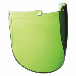 HONEYWELL S9560 Uvex Facevisor, Green, Polycarbonate, 9 Inch Visor Height, 15 7/8 Inch Visor Width | CR4CJW 21UN84