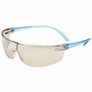 HONEYWELL SVP207 Safety Glasses, Wraparound Frame, Frameless, Light Gray, Blue, Blue, M Eyewear Size | CR4DHP 401Y60