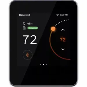 HONEYWELL TC500A-N Smart Thermostat, Heat Or Cool, Auto/Manual, 3 Heating Stages - Conventional System | CR4DVT 804HT2