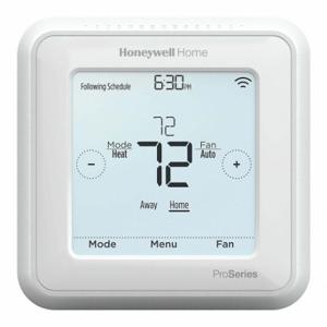 HONEYWELL TH6320ZW2003/U Niederspannungsthermostat, Heizen und Kühlen, automatisch und manuell, Weiß, Touchscreen | CR4DVJ 493Z81