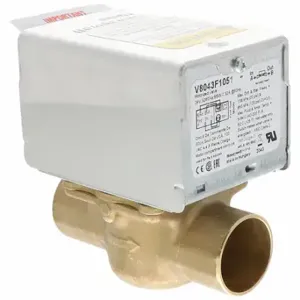 HONEYWELL V8043F1051 Motorized Zone Valve, Sweat 1 | CR4DXT 2E790