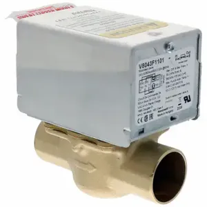 HONEYWELL V8043F1101 Motorized Zone Valve, Sweat 1 | CR4DYA 2KKT1