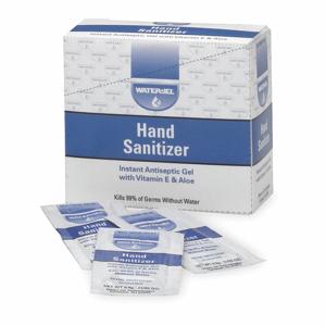 HONEYWELL Z049074 Sanitizer, Gel, Box/Wrapped Packet, 0.03 oz. Size, 25Pk | CJ3GPV 1PBY8