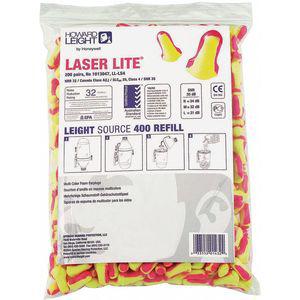 HOWARD LEIGHT LL-LS4-REFILL 32dB Disposable Bullet-Shape Ear Plugs, Uncorded, Magenta, Yellow, Universal | CD2MHU 54FH95