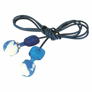 HOWARD LEIGHT TFT-POD-30 Ear PLug, Pod, 29 dB NRR, Metal-Detectable, Corded, Reusable, Blue, 100Pk | CJ2BCH 60KE18