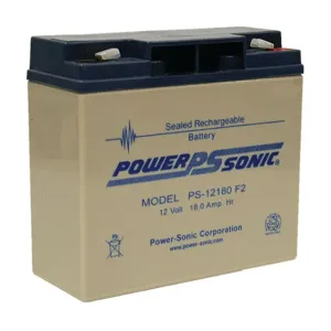 HUBBELL 40201-008 Battery, 18 Ah, ABS Plastic/Lead/Acid, Enclosure, 12 V, 7 1/8 Inch Width | CR4FQF 46AX91