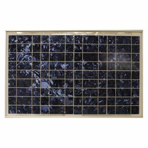 HUBBELL GTRFP7784-108 Solar Panel Array, Aluminum/Glass, 12 V, 26 1/4 Inch Length, 16 1/4 Inch Width | CV4JGJ 46AX93