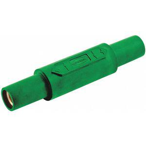 HUBBELL HBL15DFGN Single Pole Connector Double Female Gren | AF7BCT 20TR23