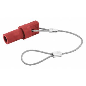 HUBBELL HBL15MCAPR Single Pole Connector Protective Cap Red | AF7AQK 20TR05