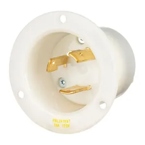 HUBBELL HBL2615ST Locking Receptacle, L5-30P, 30 A, 125V AC, 2 Poles | CR4FYW 797VC0