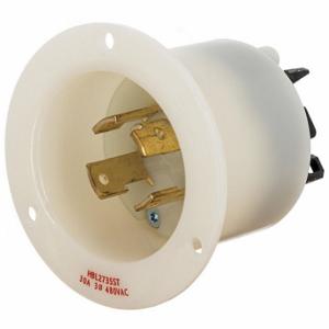 HUBBELL HBL2735ST Locking Receptacle, L16-30P, 30 A, 480V AC, 3 Poles | CR4FYD 797VE4