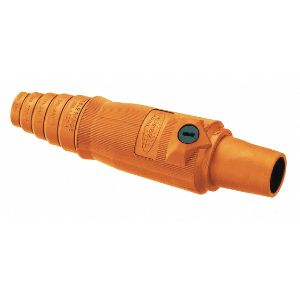 HUBBELL HBL400FO Einpoliger Steckverbinder, weiblich, Orange | AF7BDG 20TR56
