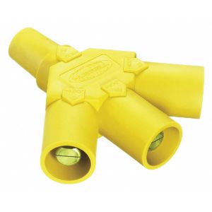 HUBBELL HBLF3MY Single Pole Connector Tri Tap Yellow | AF7BGR 20TT47