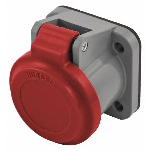 HUBBELL HBLNCR Single Pole Connector Non-Metallic Cover Red | AF7BHJ 20TT83