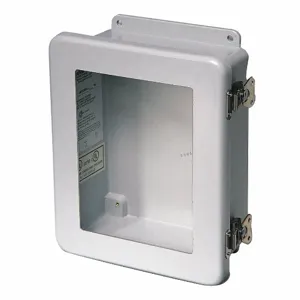 HUBBELL HW-J141206CHTLWWW Non-Metallic Enclosure, 14 H x 12 W x 6 Inch D, Twist Latch Closure Method | CD2FLQ 52XA97