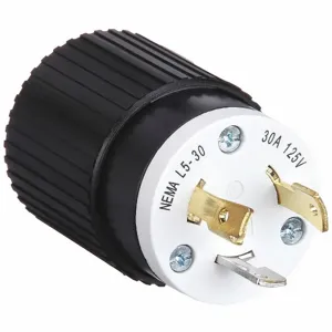 HUBBELL L530P WatertigHeight Plug Nema L5-30P, 30A/1, L5-30P, 125VAC, 30 A, 2 Poles | CR4GAR 24X728