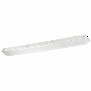 HUBBELL LIGHTING - COLUMBIA LXEM4-35ML-RFA-EDU LED Vapor Tight Light Rectangular Fiberglass 48 Inch Length | AH8ZXJ 39DZ82