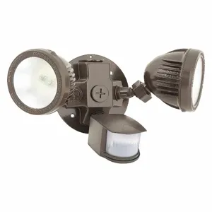 HUBBELL LIGHTING - OUTDOOR ML-2L3K-1-DB Fixed Beam Angle Light, 2 Lightheads, 2104 Lumens, 27W, Type III, Bronze, LED | CJ2ERY 488U75